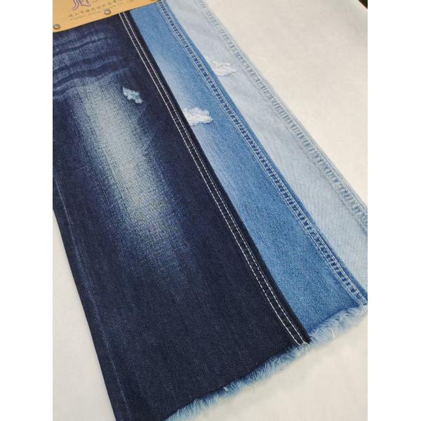 85% Algodón 15% Poliéster Tejido Denim No Elástico 8.3oz Índigo Oscuro para vaqueros de mujer
