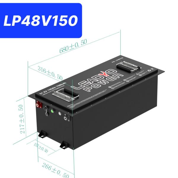 48V 150Ah 51.2V LiFePO4 Lithium Golf Cart Battery Conversion Kit 250Amp continuou output ,520A/20S