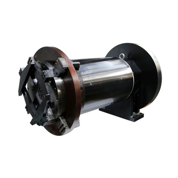 Laser Chuck with Independent Rotating Spindle and Fast Clamping Action for Precise Laser Pipe Cutting