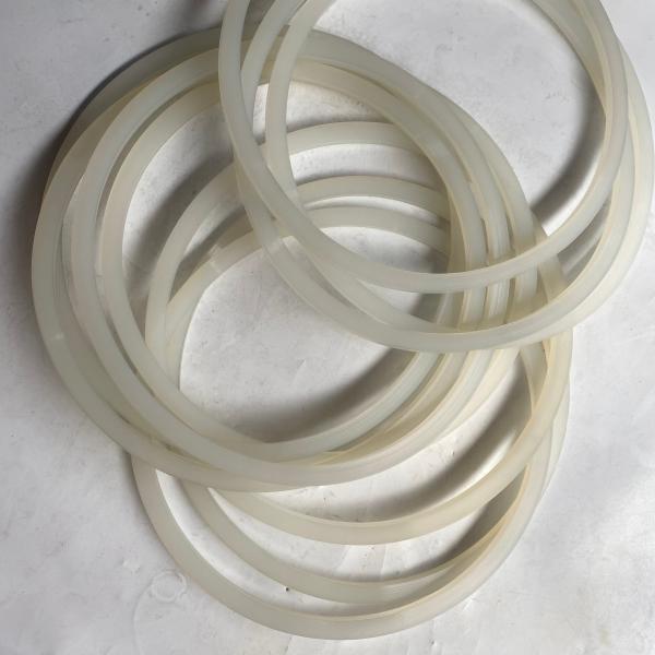 Discharge Seal Ring Polyurethane White Rubber Ring Sany Zoomlion Concrete Pump Truck Accessories