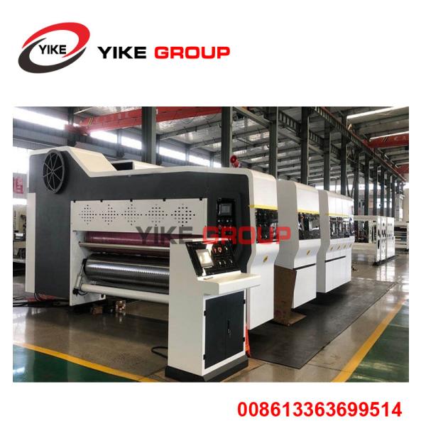 YK-1224 Fully Computer Flexo Printer Slotter Die Cutter Carton Box Making Machine From YIKE GROUP