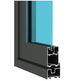 OEM Extruded Aluminum Folding Patio Doors Fiberglass Anodizing