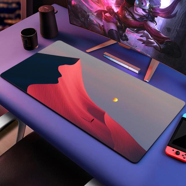 2/3/4/5/6mm Customizable Natural Rubber Fabric Odm Extended Deskmat Gaming Mouse Pad