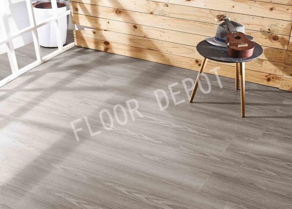 6mm Luxury Vinyl Tile Flooring Click Lock Virgin Material Wood Grain Embossed