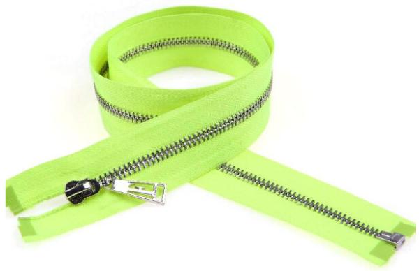Garment accessory metal zipper fancy zipper with custom metal zipper pull, plastic zipper resin zipper plated antic-bras