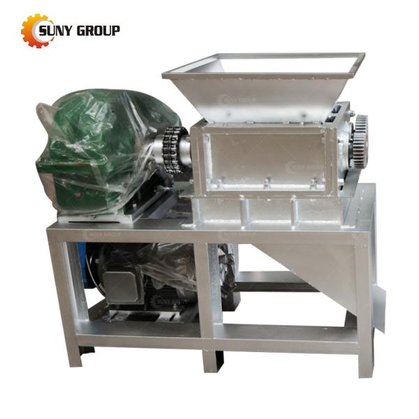 Máquina de trituração de sucata de ferro de duplo eixo para instalações de fabrico 800-5000 kg/h