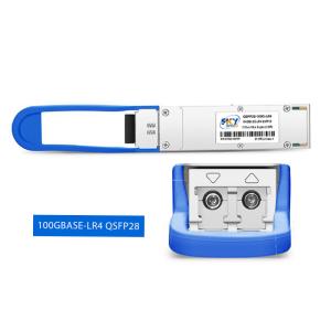 ネットワーク 100G オプティカル モジュール QSFP28 10km 距離 データ転送のためのCDRに組み込まれています