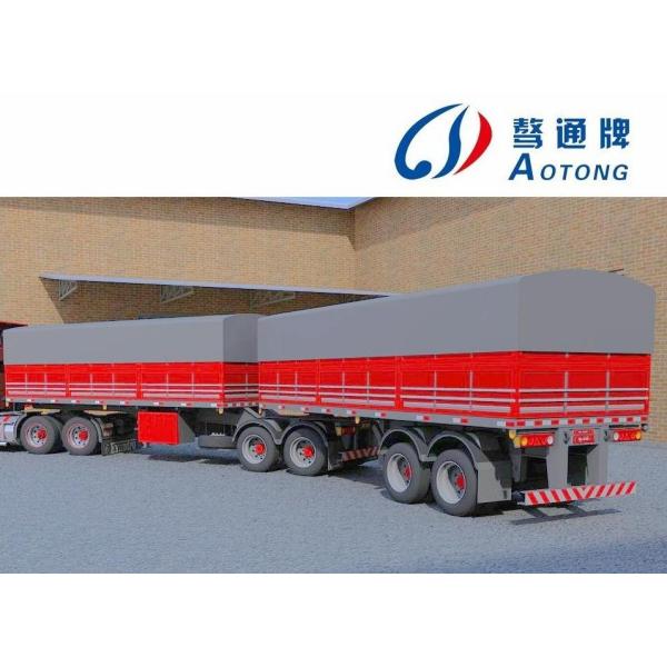 40 тонн 45 60 кубических U-типа тандемный наклонный трейлер с тандемным гидравлическим подъемником и конструкцией