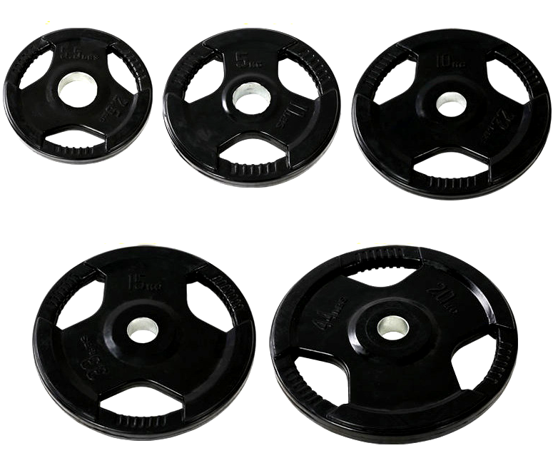 Befreeman Durable Tri Grip Bumper Weight Plate 3 Holes Gym Fitness Equipment For Weight Lifting Wholesale High Quality Gym Equipment Bumper Weight Plate