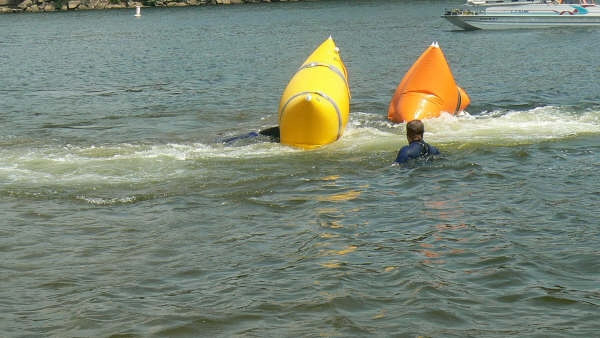 Противомощные износу надувные спасательные трубки Морской подводный плавучий мешок