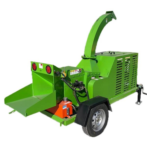 253x138x127CM 800KG Wood Chipper for Dry and Wet Wood Processing by 18.5kw Electric Motor