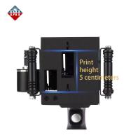 Impressora de jato de tinta portátil de 5 cm, capaz de imprimir na superfície de produtos de alumínio, cartões e outros produtos
