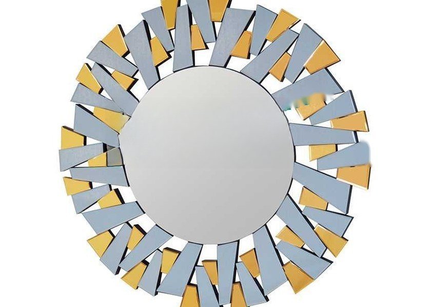 Wall Mounted Console Table with Silver Mirror Finish and Modern Design for Entryway
