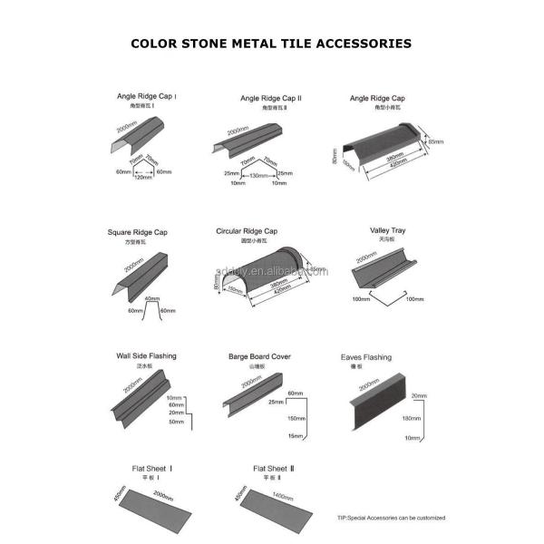 На заказ гофрированная крыша Красный камень покрытые металлические плитки для жилых промышленных