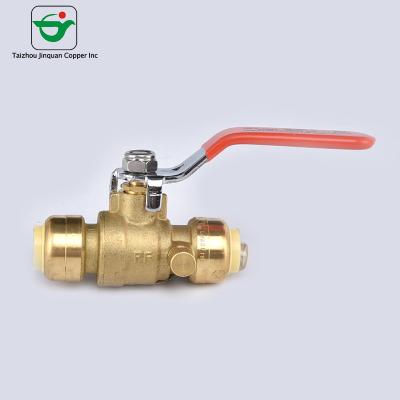Long Handle 1/2X1/2'' Brass Pex Ball Valve With BSP Thread