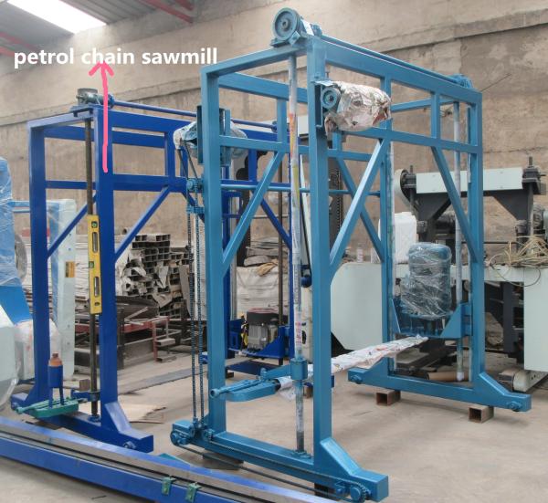 Horizontal cutting Chainsaw Sawmill 2000mm Wood Saw Chainsaw Mill Machine