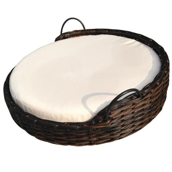 Swing Rattan Hanging Pet Bed PP Natural Woven Wicker Dog Cat Animal Sleeping House Baskets Outdoor Indoor