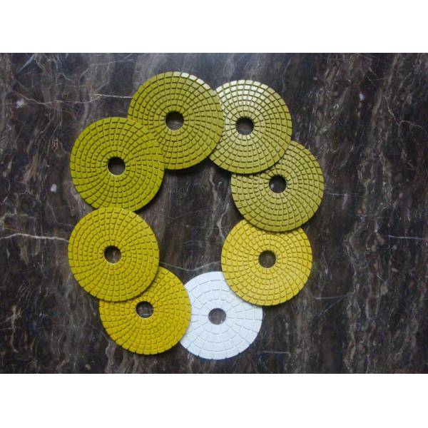 пусковая площадка диаманта 100мм влажная полируя/полируя диски для гранита мраморизуют продукты