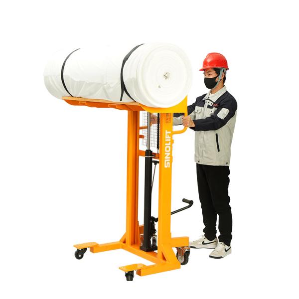 Sinolift China CR Manual Hydraulic Roll Lifter-1.5m Max Lift Height /600kg Capacity