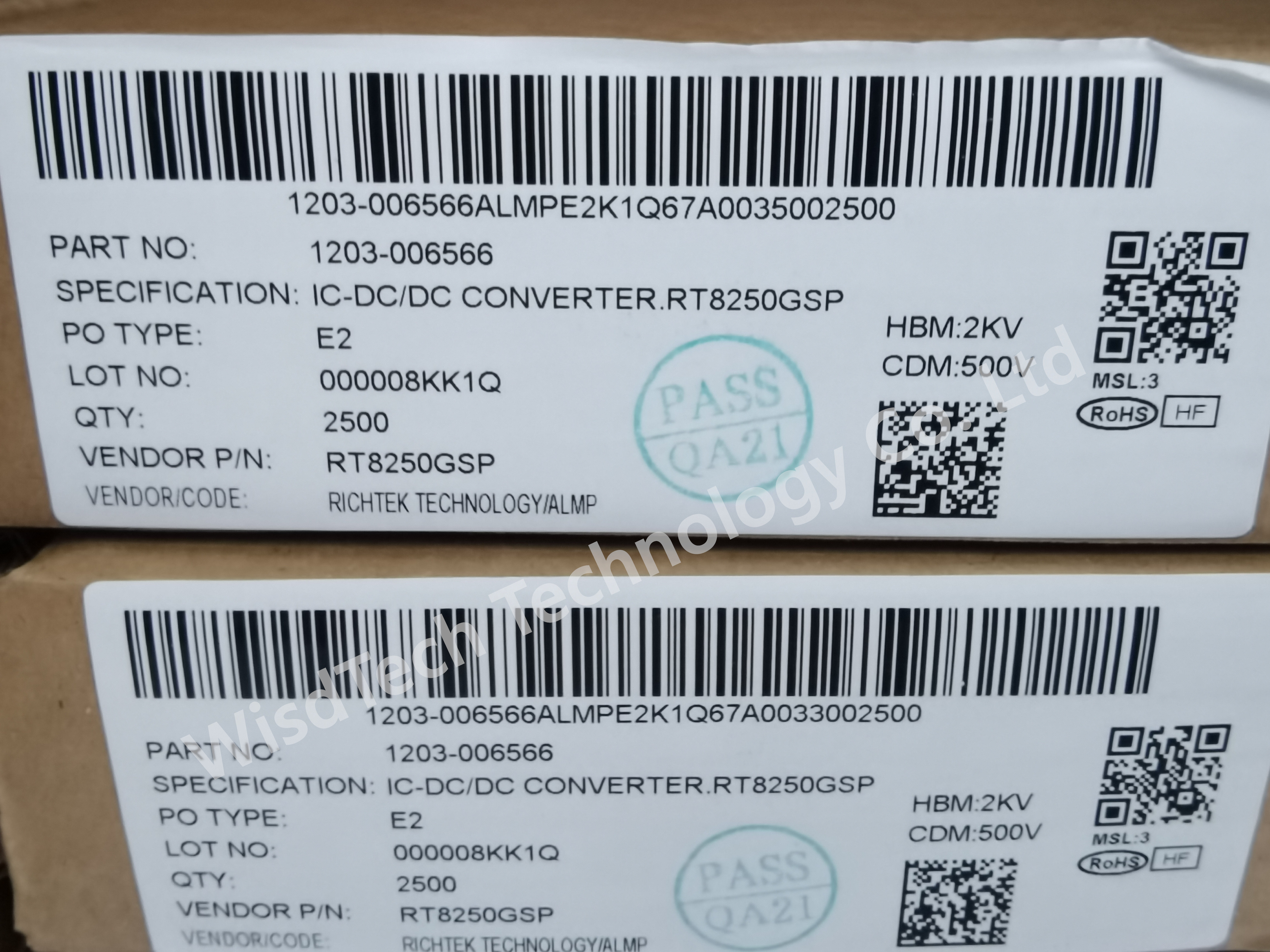 RT8250GSP Регуляторы переключения напряжения 3А Интегрированные схемы IC Круговой микросхема