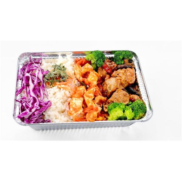 Hot sell almunium foil Hotel restaurant Foil Box Disposable Airline almunium Foil Container For Food alufoil
