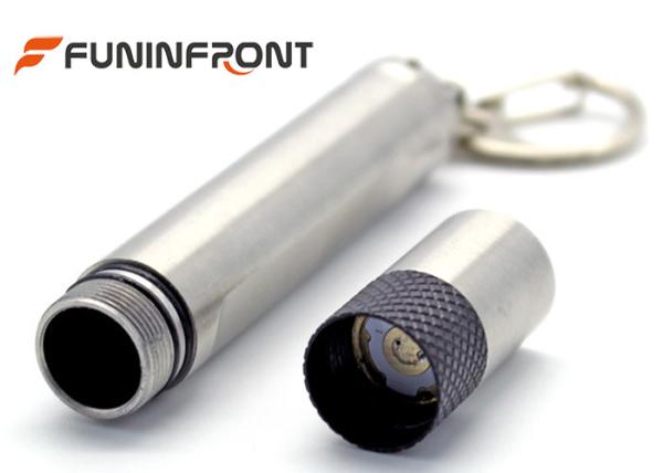 MINI Stainless Steel Jade Flashlight White Light, 365NM Black Light Gem Torch