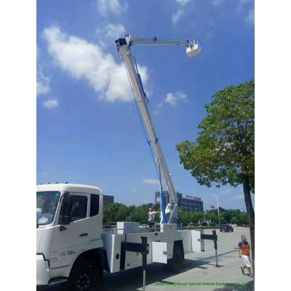 King Run 22m Truck Mounted Bucket Lift Aerial Work Platform LHD / RHD EURO 3