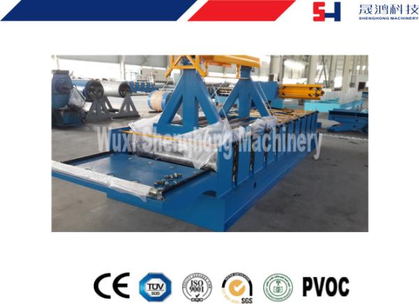 Hydraulic Decoiler Standing Seam Roof Sheet Roll Forming Machine 30 M / Min