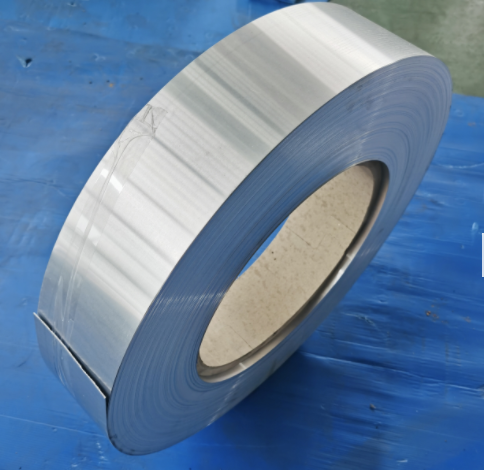 1050 Pure Aluminum Strip Roll , Silver Polished Aluminum Strips