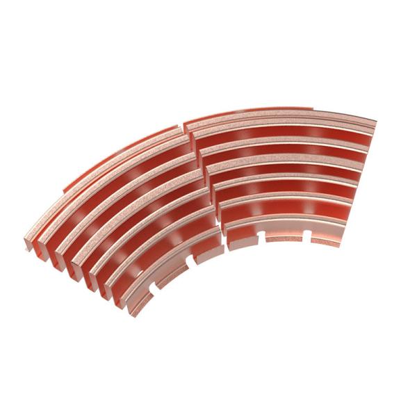 Customized Folded Fin Heatsink Stacked Fin Copper For Various Shapes