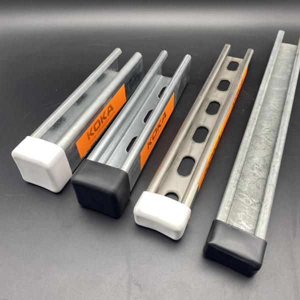 Wholesale Custom PVC Rubber P2860-55 over Unistrut Channel End Cap