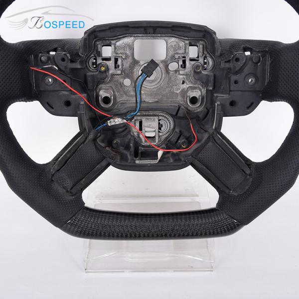 Alcantara LED Landrover Defender Steering Wheel Smooth Leather 350mm