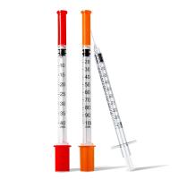 Sterile Disposable Medical Insulin Syringe with Fixed Needle U-40/U-100 0.3ml/0.5ml/1.0ml FDA CE ISO