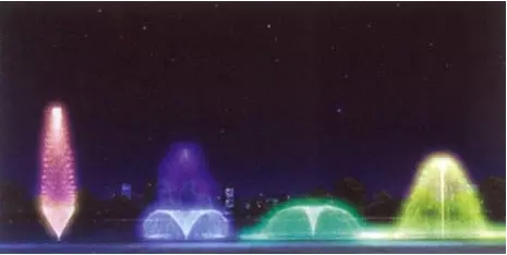 Multi переменчивое давление двигателя 200Kpa сопла фонтана