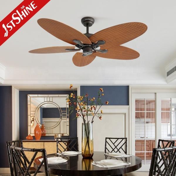 35W Potência 5 ABS Leaf 5 Velocidades Controle remoto Ventilador de teto estilo antigo