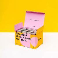 CMYK Glossy Corrugated Beverage Boxes 300gsm C1S Double Side BSCI For Food