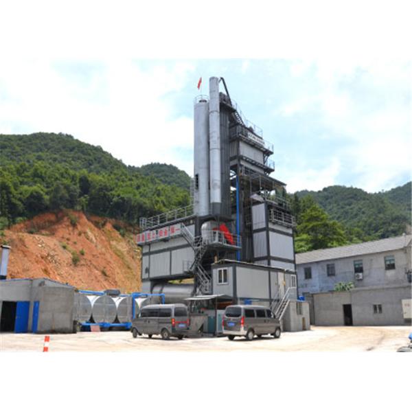 436KW Electric Power Asphalt Mixing Plant With 200tons Finished Storage Bin