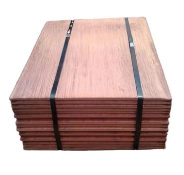 High Purity 99.99% Electrolyte Copper Cathode Customized Copper Metal Plate