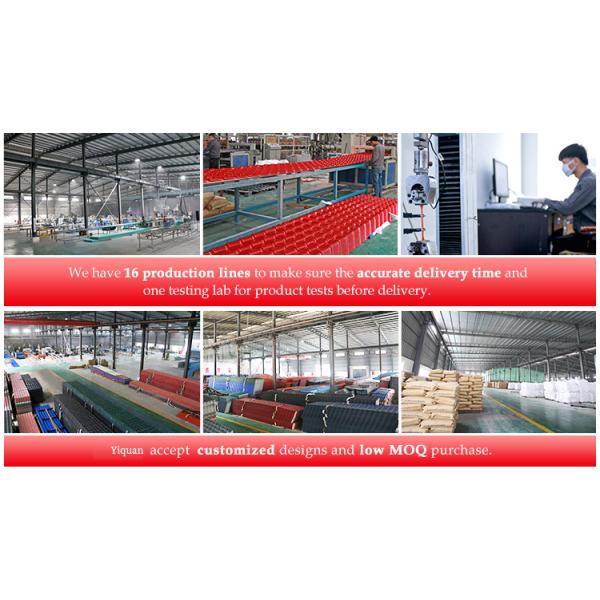 Teja de techo de resina sintética ASA, espesor 2.5 mm, clasificación de fuego B1