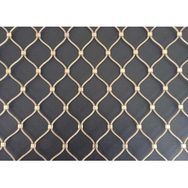 YT Stainless Steel Garden Fence , Diamond Mesh Wire Fence For Green Plants