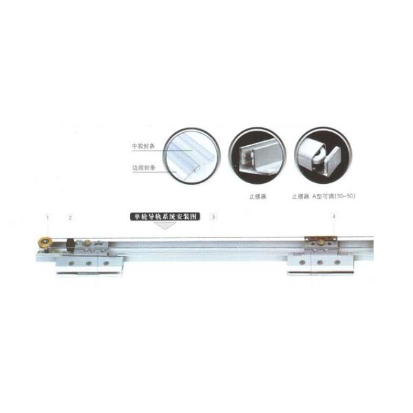 Aluminum Alloy Dorma Automatic Doors Polywood Manually Open 3000mm