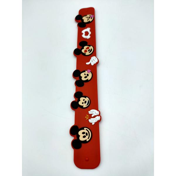 Promotion Adjustable Silicone Wristbands Double Sided Disney Themed