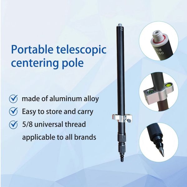 A Telescopic Survey Pole That Is Easier to Carry