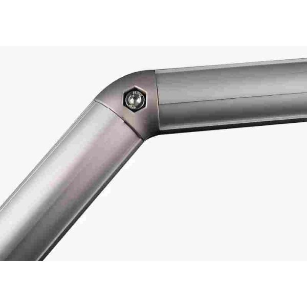 135 Degree Aluminum Pipe Connector with Female and Male Connection for Industrial Lean Pipe Joint Fastener