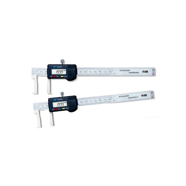 High Accuracy 30-300mm/1.2-12 Flat Point Internal Groove Electronic Digital Caliper for machine parts inner grooves Measurement