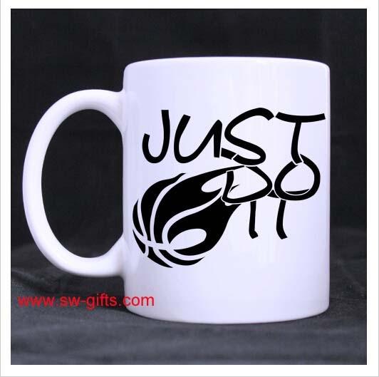 Custom Just Do It Personalized Office Home Mugs Beer Coffee Mug White Cups Ceramic Gifts