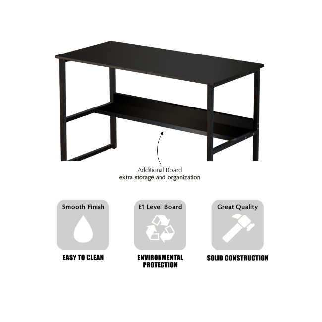Kids Study Desk Chair Set with Wooden Shelves Modern and Functional Office Furniture