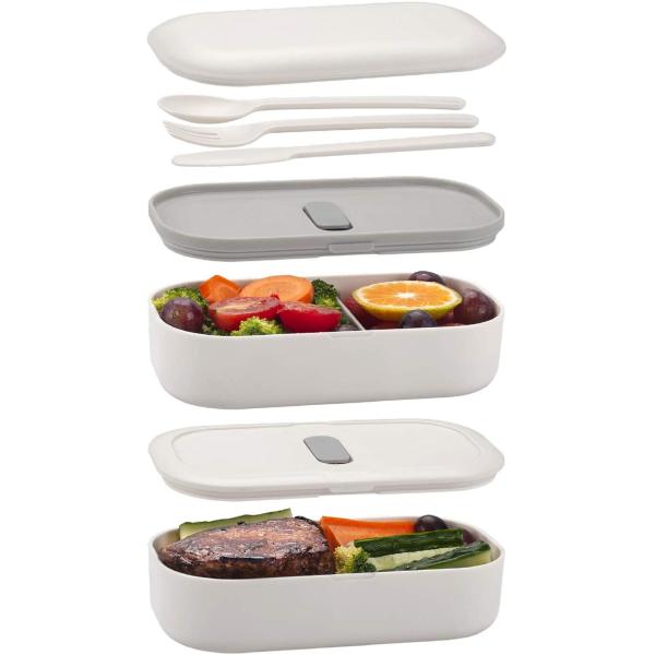 Stay Eco-Friendly on Your Picnic with our 2-Layer Organic BPA Free Plastic Lunch Box