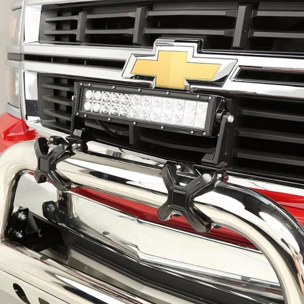 2-3 inch  Stainless steel screw Led Light bar brackets Tube X - Clamp for Off-road vehicle SUV,Truck,JEEP