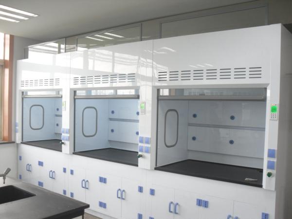 Floor Mounted Walk Lab Fume Cupboard Custom Made Microprocessor Control System
